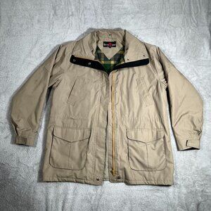 River Edge Coat Men's 16 Tan Fleece Lined Cinchable Waist Supernatural Core